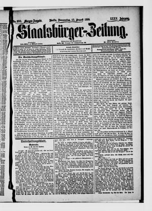 Staatsbürger-Zeitung vom 17.08.1899