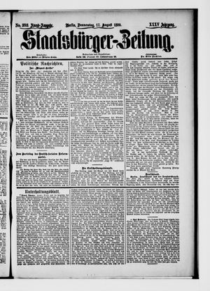 Staatsbürger-Zeitung vom 17.08.1899
