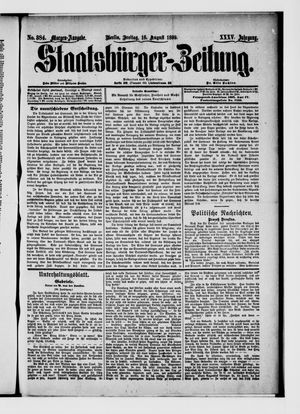 Staatsbürger-Zeitung vom 18.08.1899