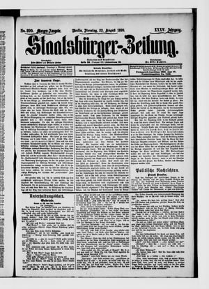Staatsbürger-Zeitung vom 22.08.1899