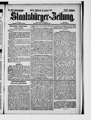 Staatsbürger-Zeitung vom 23.08.1899