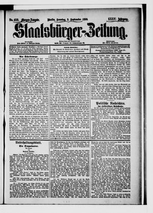 Staatsbürger-Zeitung vom 03.09.1899