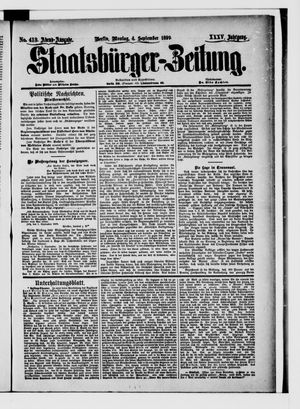 Staatsbürger-Zeitung vom 04.09.1899
