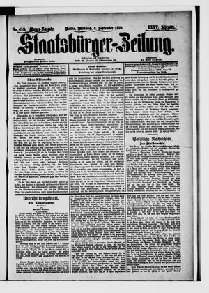 Staatsbürger-Zeitung vom 06.09.1899