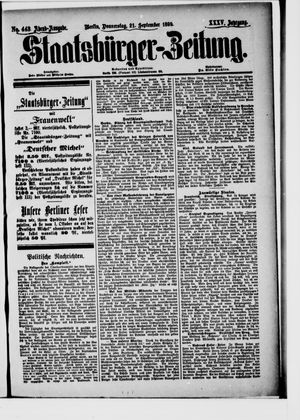 Staatsbürger-Zeitung vom 21.09.1899