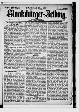 Staatsbürger-Zeitung vom 02.10.1899