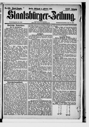 Staatsbürger-Zeitung vom 04.10.1899