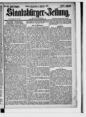 Staatsbürger-Zeitung vom 05.10.1899
