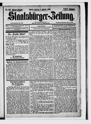 Staatsbürger-Zeitung vom 06.10.1899