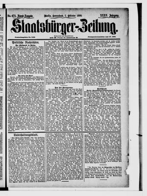 Staatsbürger-Zeitung vom 07.10.1899