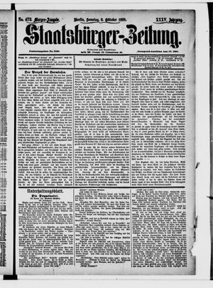 Staatsbürger-Zeitung vom 08.10.1899