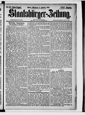 Staatsbürger-Zeitung vom 11.10.1899