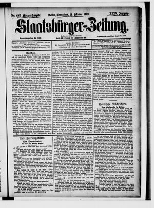 Staatsbürger-Zeitung vom 14.10.1899