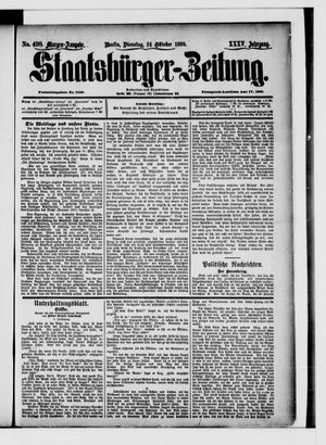 Staatsbürger-Zeitung vom 24.10.1899