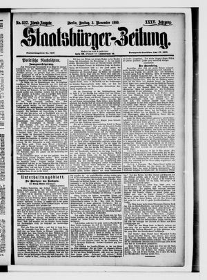 Staatsbürger-Zeitung vom 03.11.1899