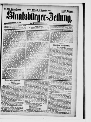 Staatsbürger-Zeitung vom 08.11.1899