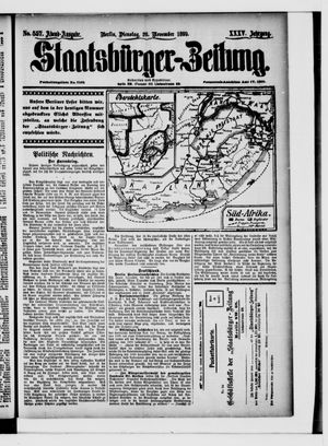 Staatsbürger-Zeitung vom 28.11.1899