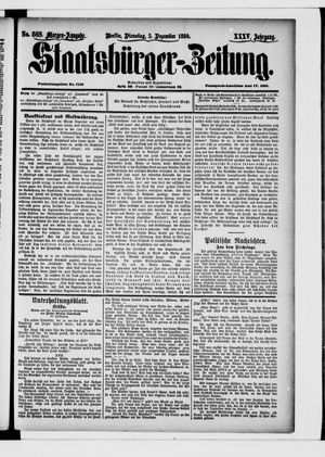 Staatsbürger-Zeitung vom 05.12.1899