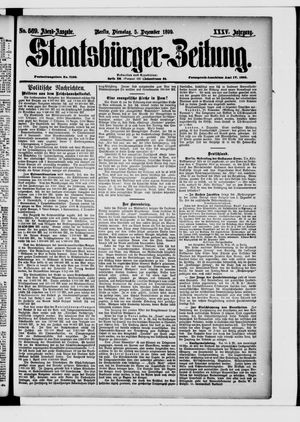 Staatsbürger-Zeitung vom 05.12.1899
