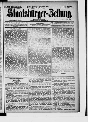 Staatsbürger-Zeitung vom 08.12.1899