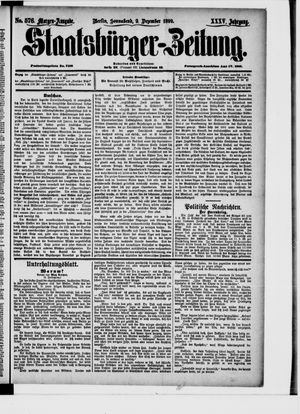 Staatsbürger-Zeitung vom 09.12.1899