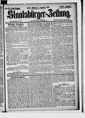 Staatsbürger-Zeitung vom 11.12.1899