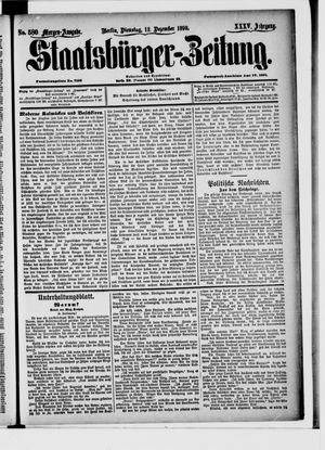 Staatsbürger-Zeitung vom 12.12.1899