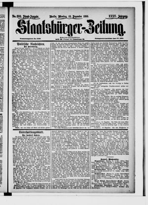 Staatsbürger-Zeitung vom 18.12.1899