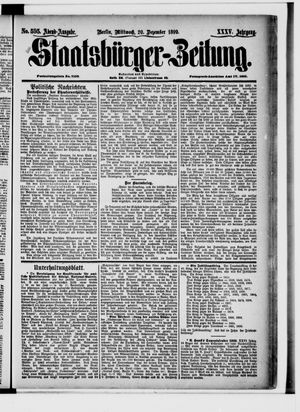 Staatsbürger-Zeitung vom 20.12.1899