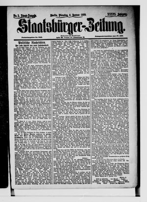 Staatsbürger-Zeitung on Jan 2, 1900