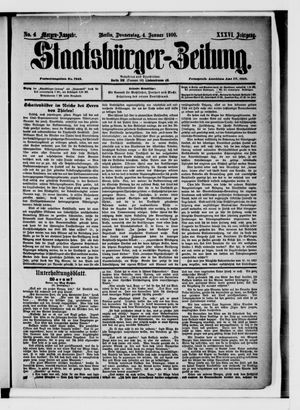 Staatsbürger-Zeitung on Jan 4, 1900