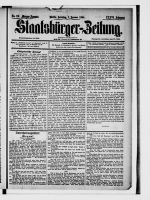 Staatsbürger-Zeitung on Jan 7, 1900