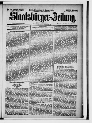 Staatsbürger-Zeitung on Jan 11, 1900