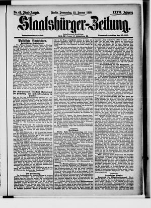 Staatsbürger-Zeitung vom 25.01.1900