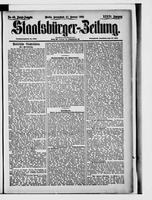 Staatsbürger-Zeitung vom 27.01.1900