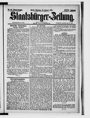 Staatsbürger-Zeitung vom 30.01.1900