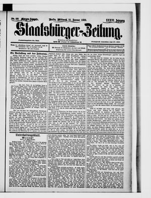 Staatsbürger-Zeitung vom 31.01.1900