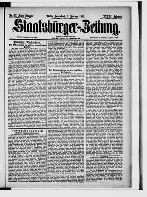 Staatsbürger-Zeitung vom 03.02.1900