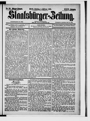 Staatsbürger-Zeitung vom 04.02.1900