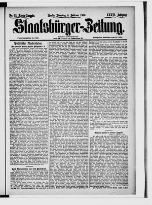 Staatsbürger-Zeitung on Feb 6, 1900
