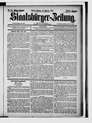 Staatsbürger-Zeitung vom 16.02.1900