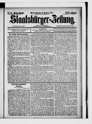 Staatsbürger-Zeitung on Feb 20, 1900