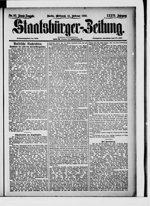 Staatsbürger-Zeitung vom 21.02.1900