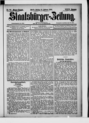 Staatsbürger-Zeitung on Feb 23, 1900