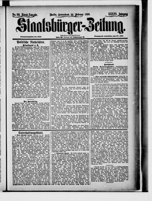 Staatsbürger-Zeitung vom 24.02.1900