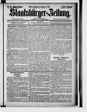 Staatsbürger-Zeitung on Feb 27, 1900