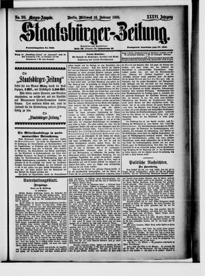 Staatsbürger-Zeitung vom 28.02.1900