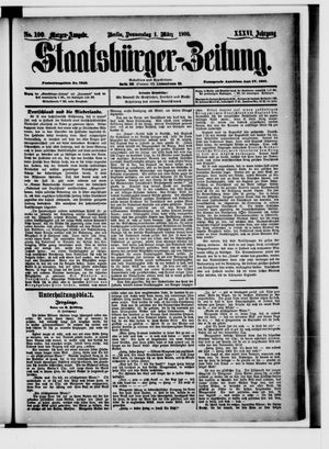 Staatsbürger-Zeitung vom 01.03.1900