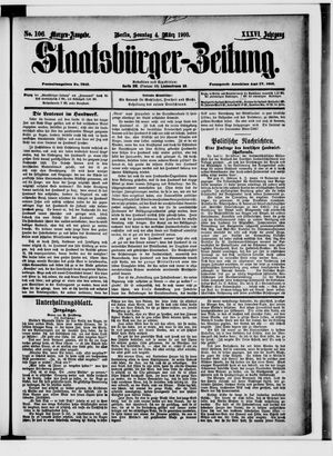 Staatsbürger-Zeitung on Mar 4, 1900