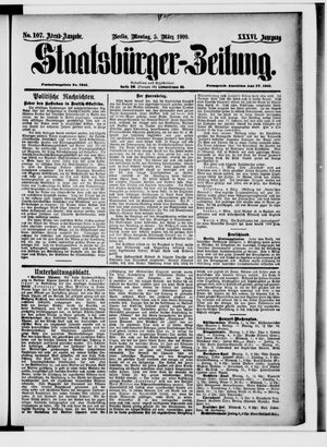 Staatsbürger-Zeitung vom 05.03.1900